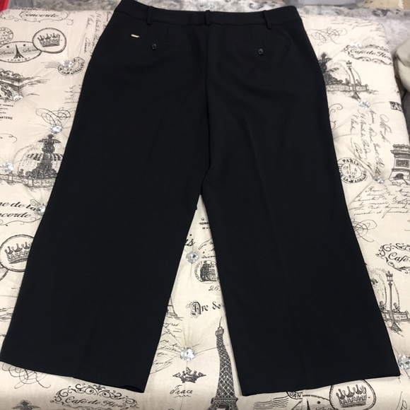 Dkny Wide-Leg Cropped Pants - Picture 8 of 9